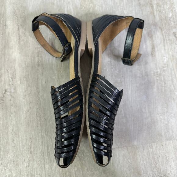 Seychelles Just A Girl Ankle Strap Sandals in Black Size 9.5 - Picture 4 of 8